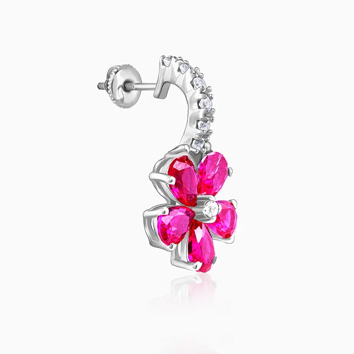 Silver Floral Perfect Earrings