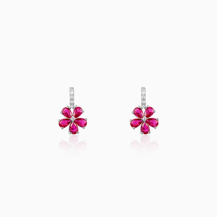 Silver Floral Perfect Earrings