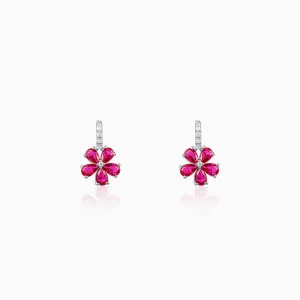 Silver Floral Perfect Earrings