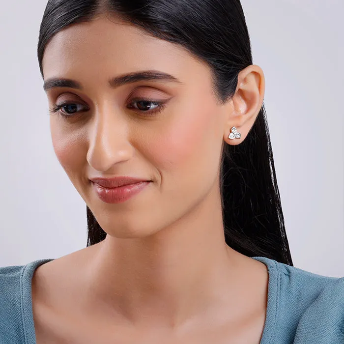 Silver Flowie Studs
