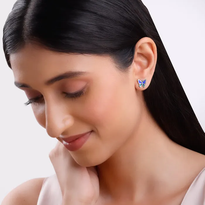 Silver Flutter Muse Earrings