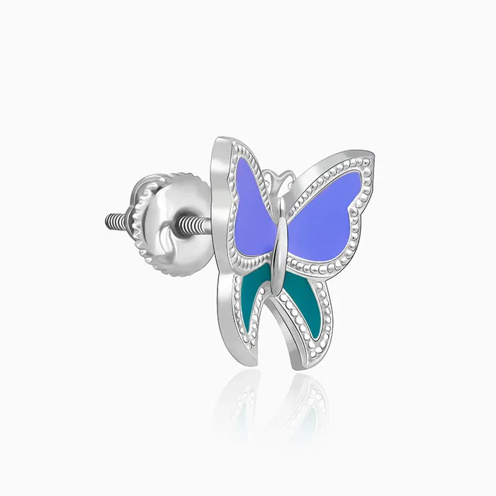 Silver Flutter Muse Earrings