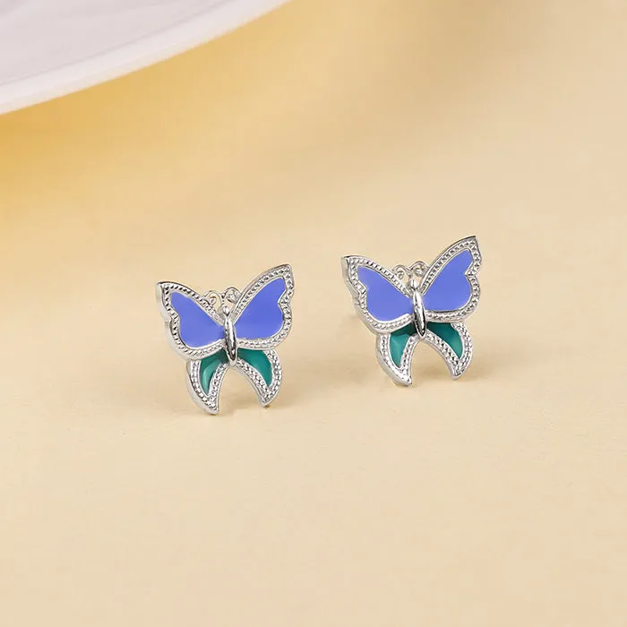 Silver Flutter Muse Earrings