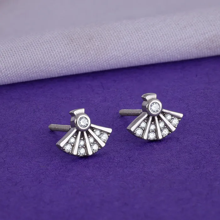 Silver Glowlette Studs