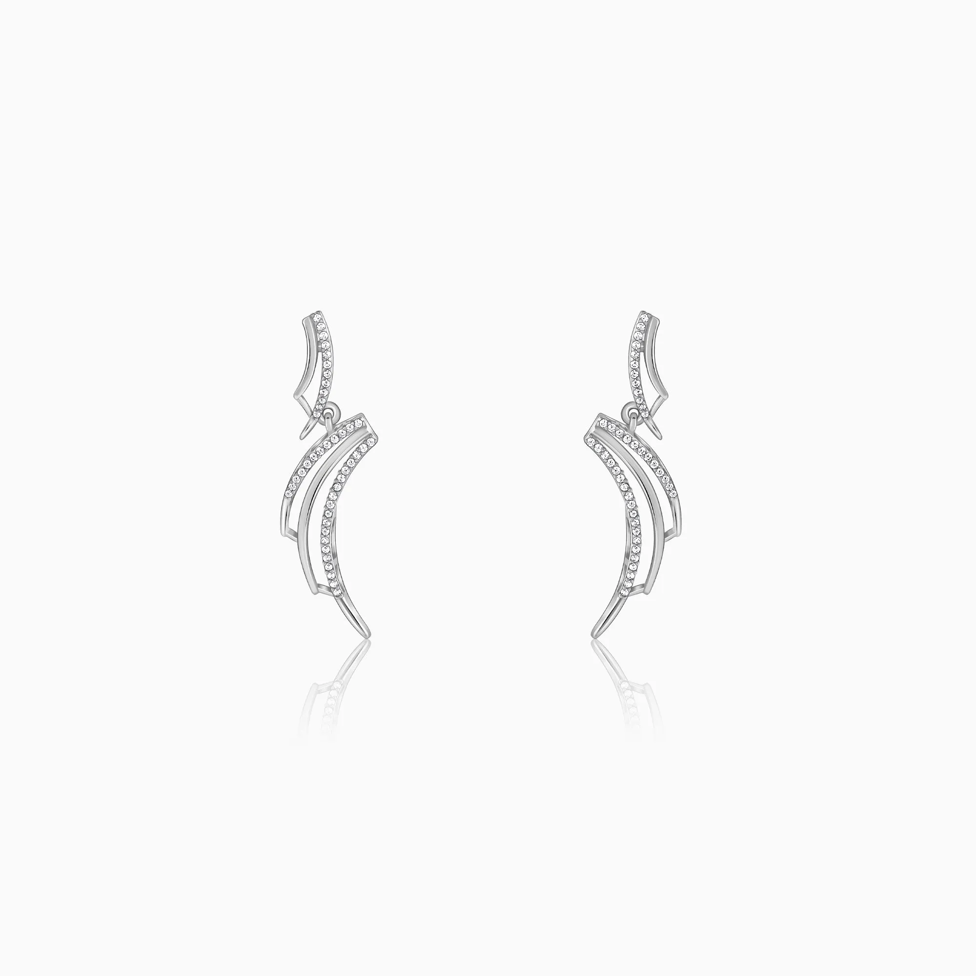 Silver Heavenly Astrid Earrings