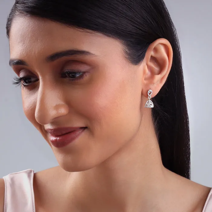 Silver Kunti Jhumki