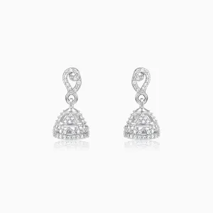 Silver Kunti Jhumki
