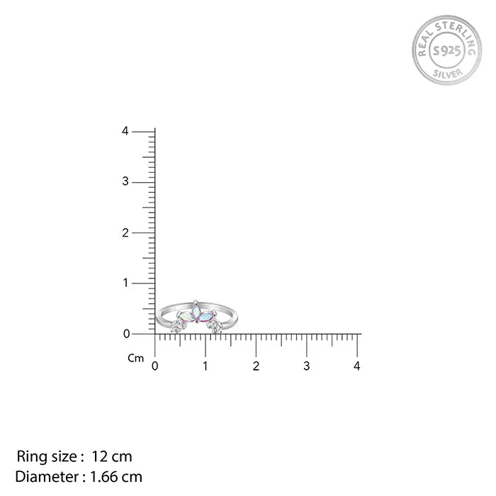 Silver Leafy Vanki Ring