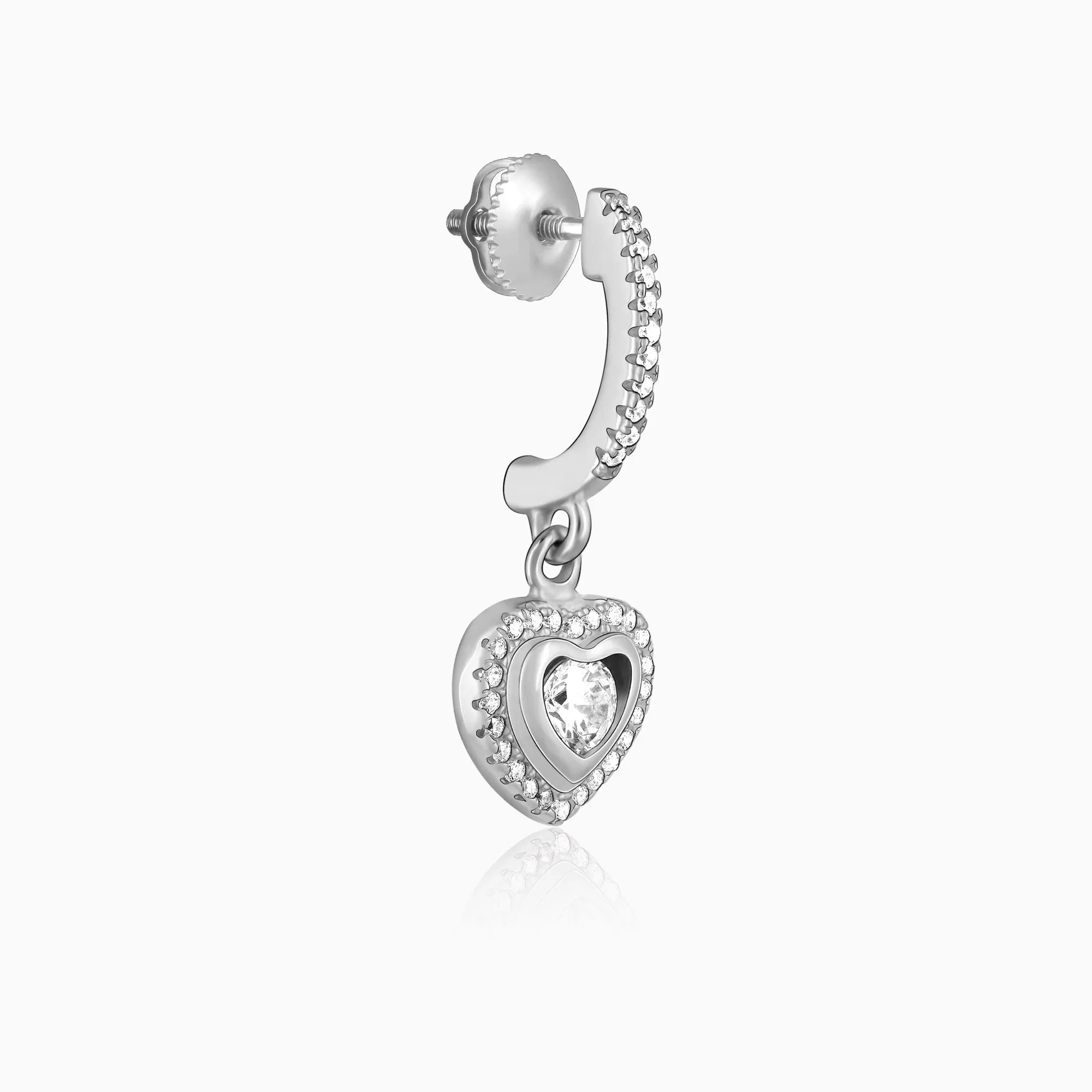 Silver Love Of My Life Earrings