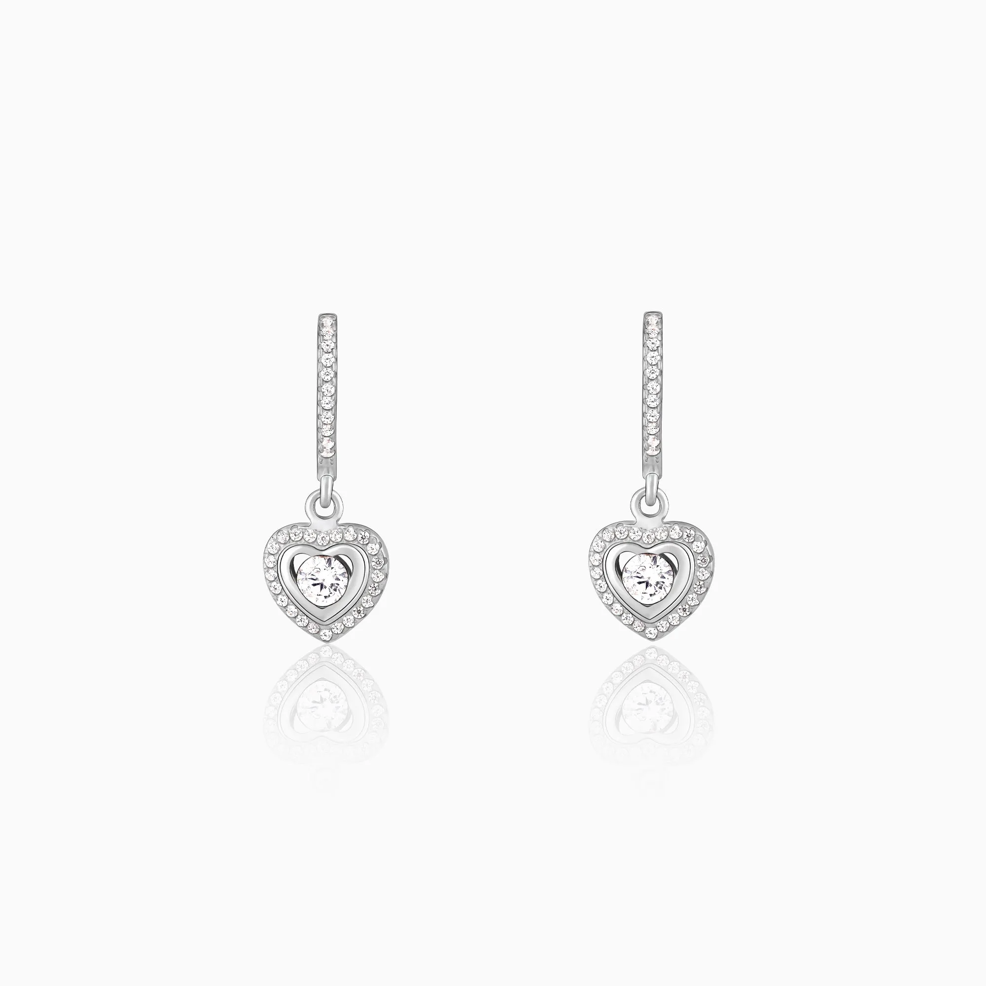 Silver Love Of My Life Earrings