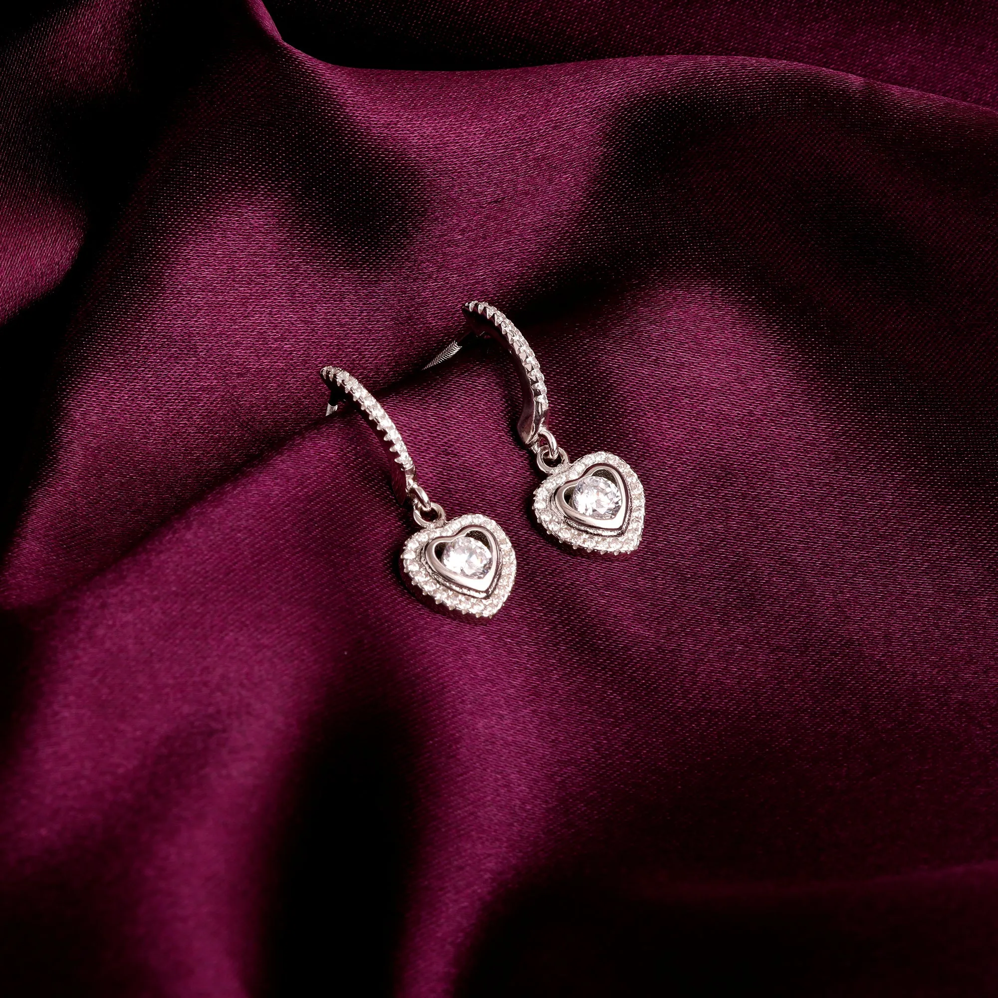 Silver Love Of My Life Earrings