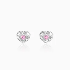 Silver Lovelight Stud Earrings