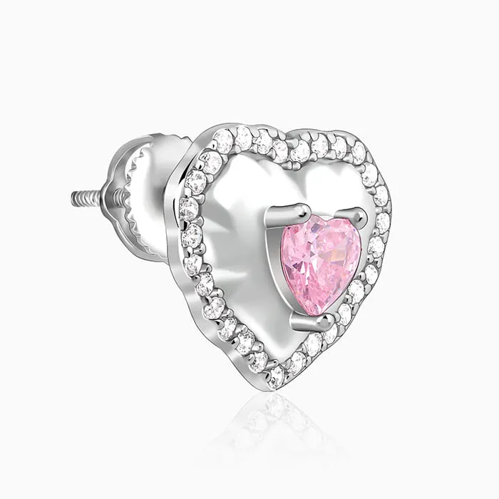 Silver Lovelight Stud Earrings