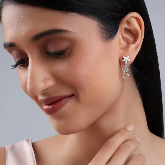 Silver Moonvine Magic Earrings