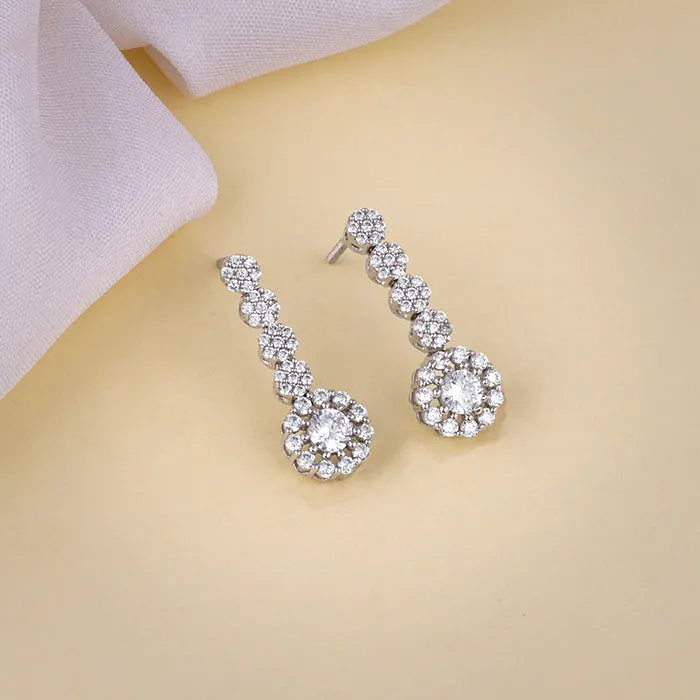 Silver Prima Donna Dangler Earrings