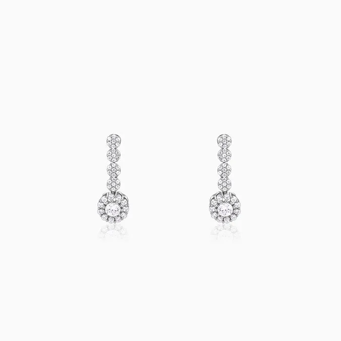 Silver Prima Donna Dangler Earrings