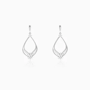 Silver Princess Earrings