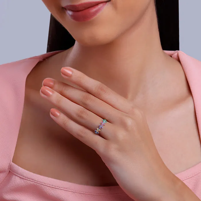 Silver Prisma Ring