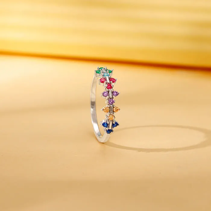 Silver Prisma Ring