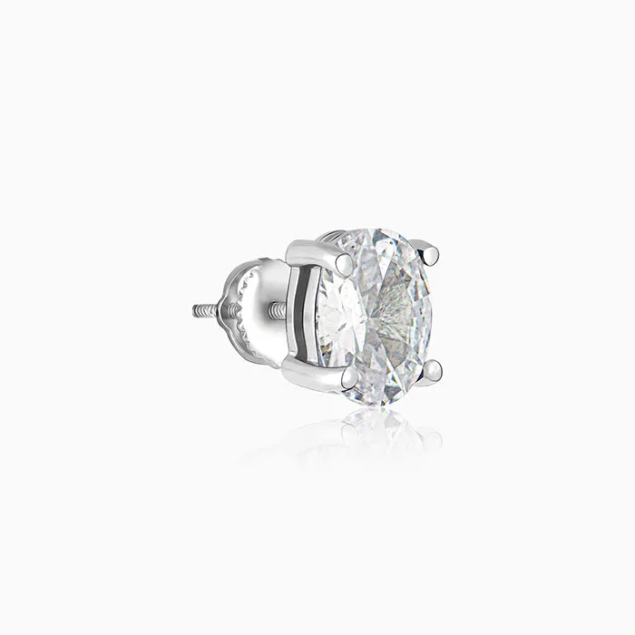 Silver Pristine Stud For Him