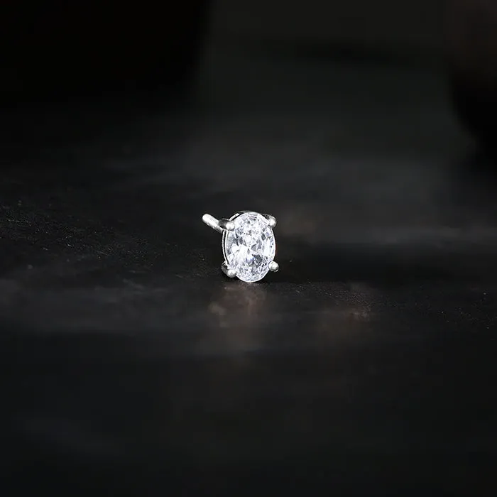 Silver Pristine Stud For Him