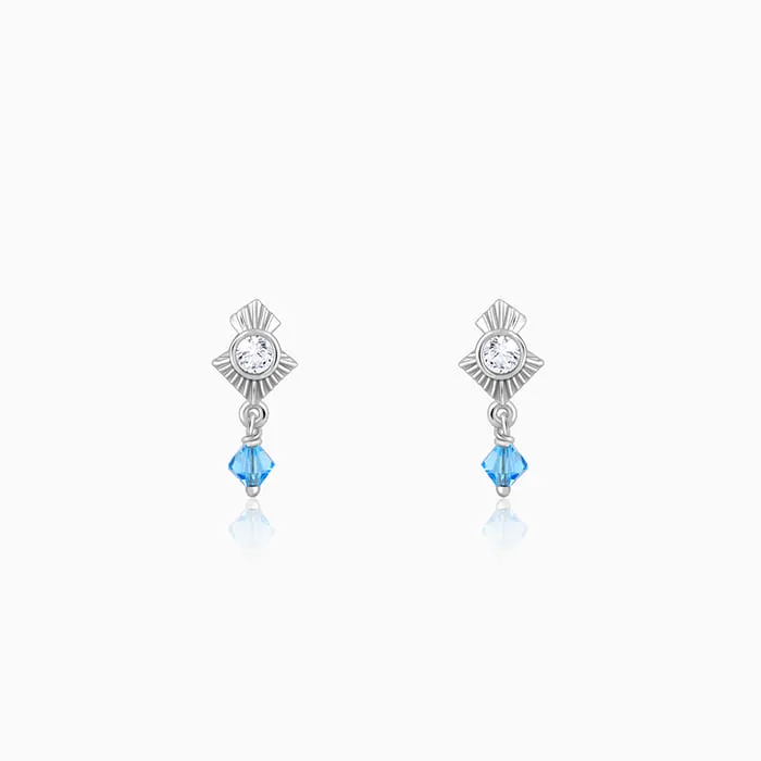Silver Shimmer Chic Earrings