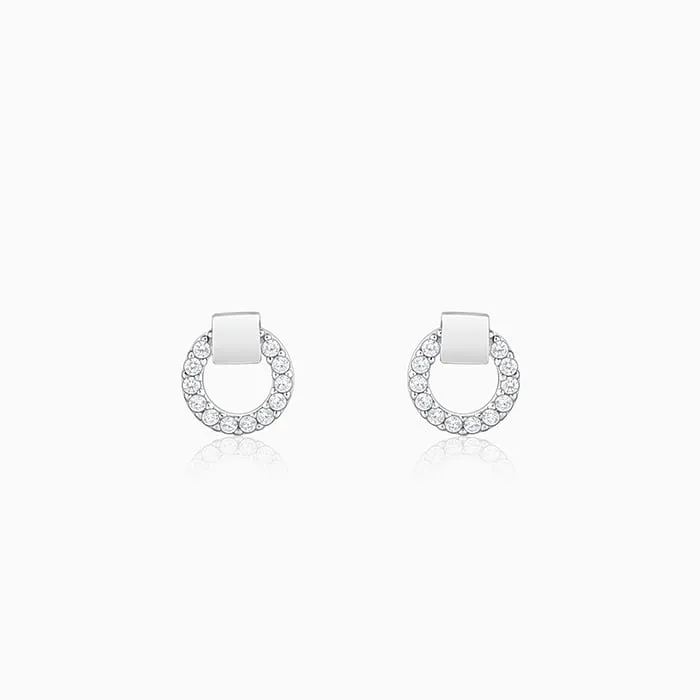 Silver Special Orb Earrings