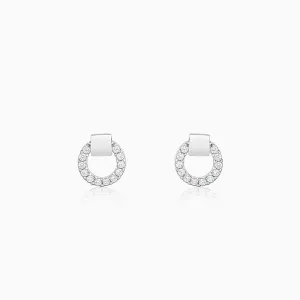 Silver Special Orb Earrings
