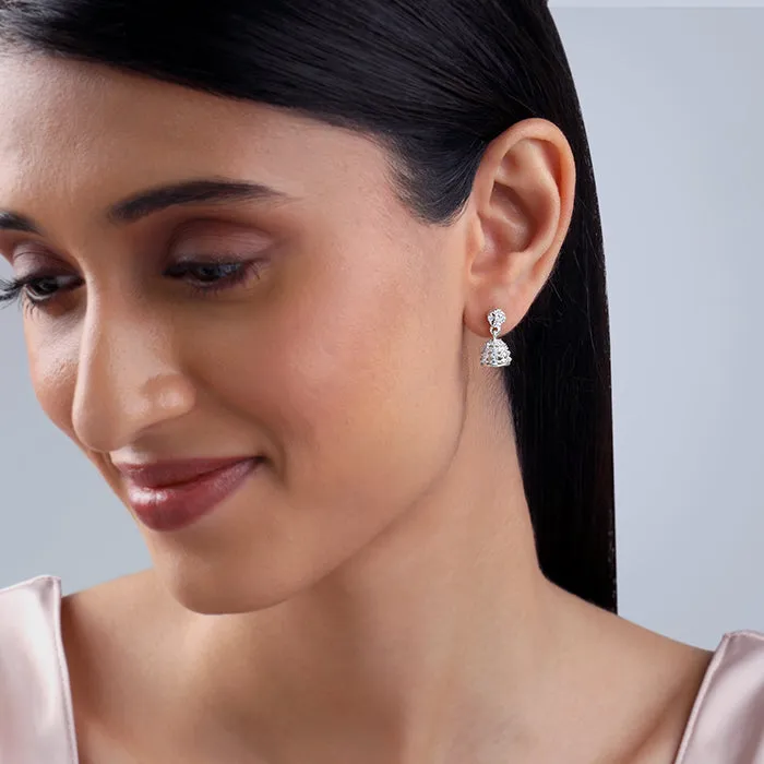 SIlver Sravasti Jhumki