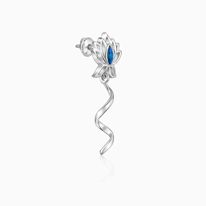 Silver Stellar Glow Earrings