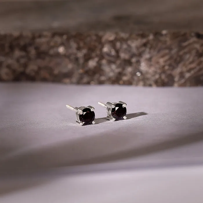 Silver Storm Edge Earring For Men