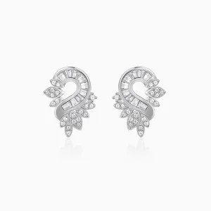 Silver Stunning Bling Earrings