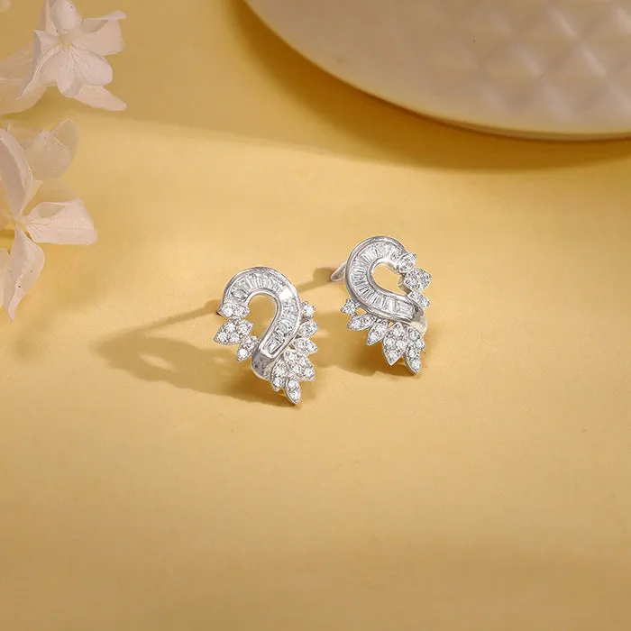 Silver Stunning Bling Earrings