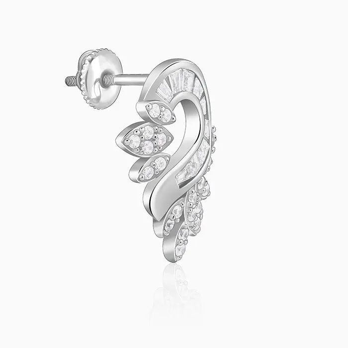 Silver Stunning Bling Earrings