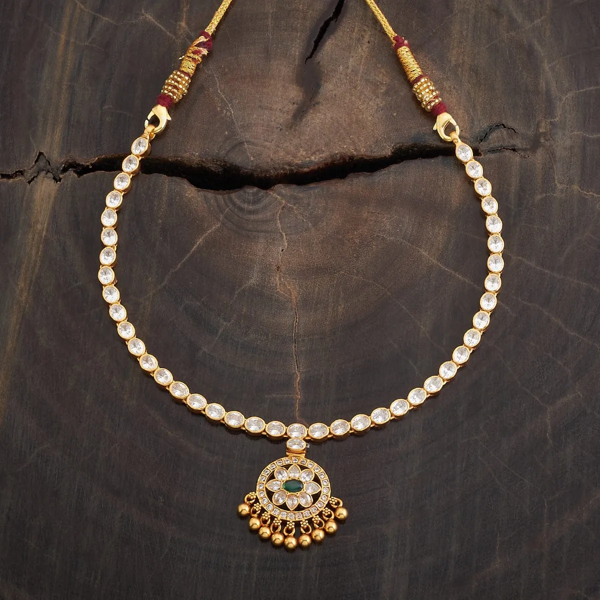 Silver Temple Necklace 169956