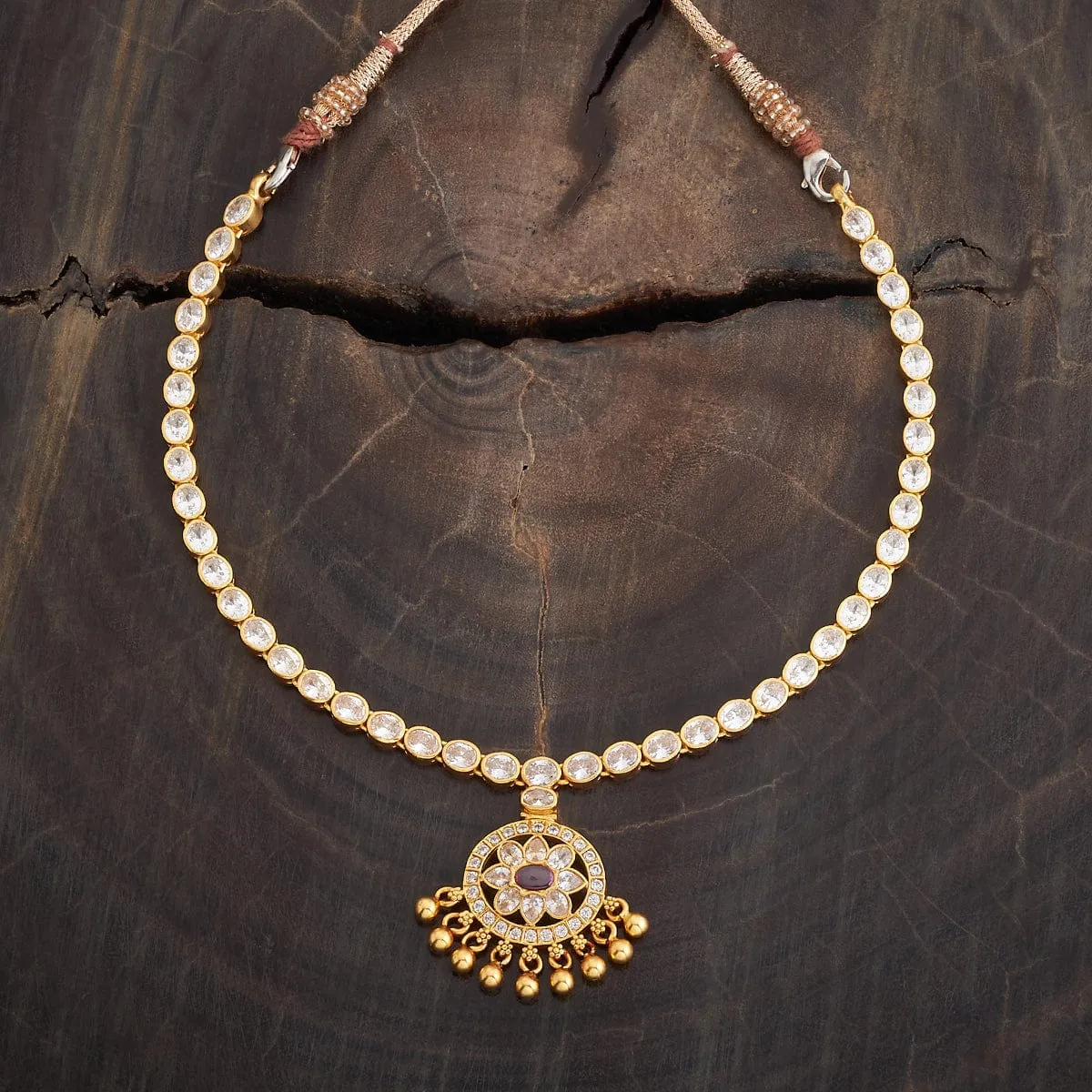 Silver Temple Necklace 169956