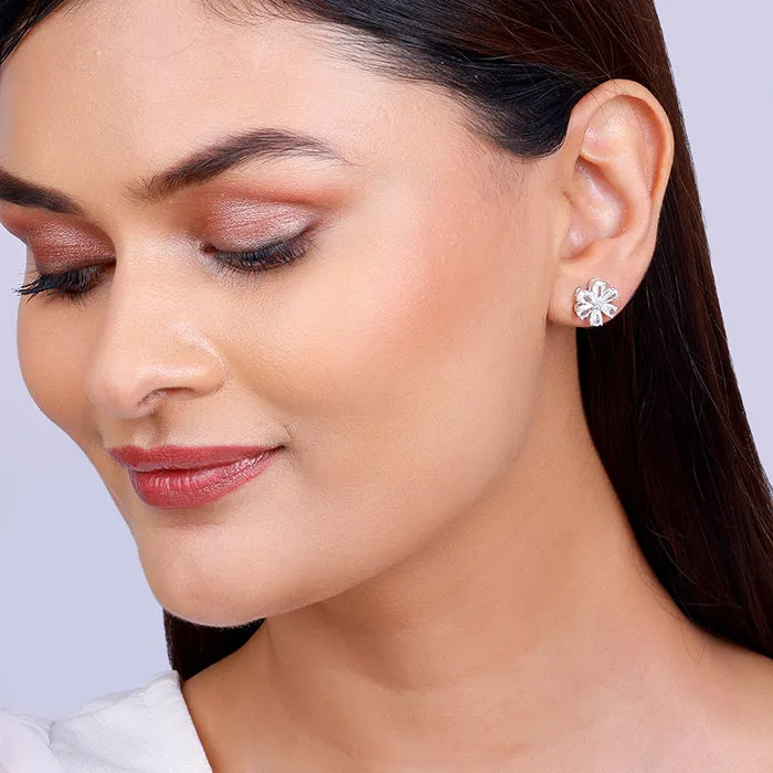 Silver Virtuous Flora Earrings
