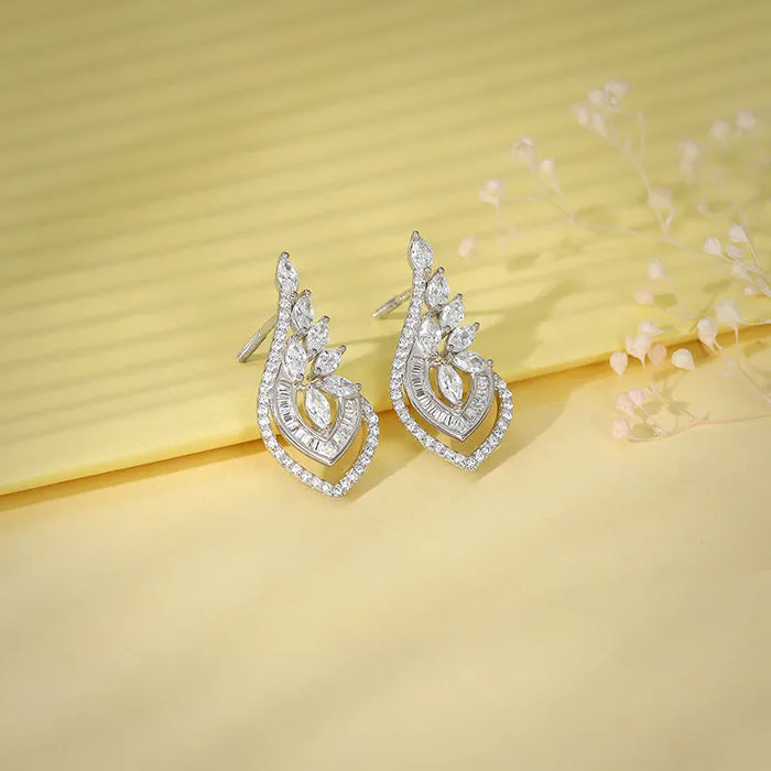 Silver Wing It Earrings