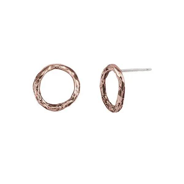 Small Open Circle Studs
