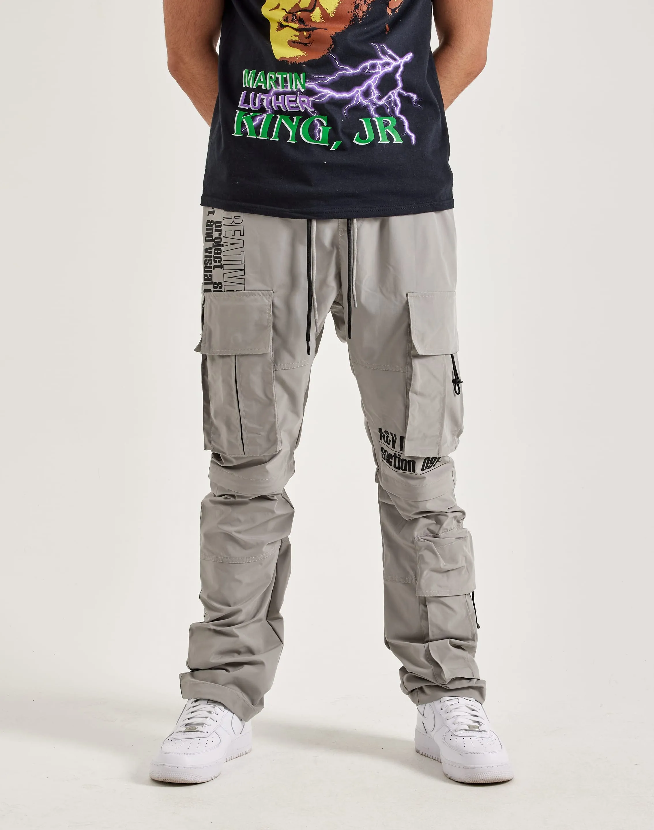 Smoke Rise Utility Nylon Cargo Pants Beachwear items Embroidered fashion