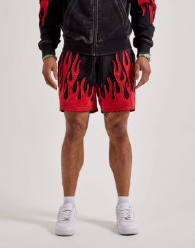 Smoke Rise Flame Fleece Shorts Fashion influencers' recommendations Clothing and accessories