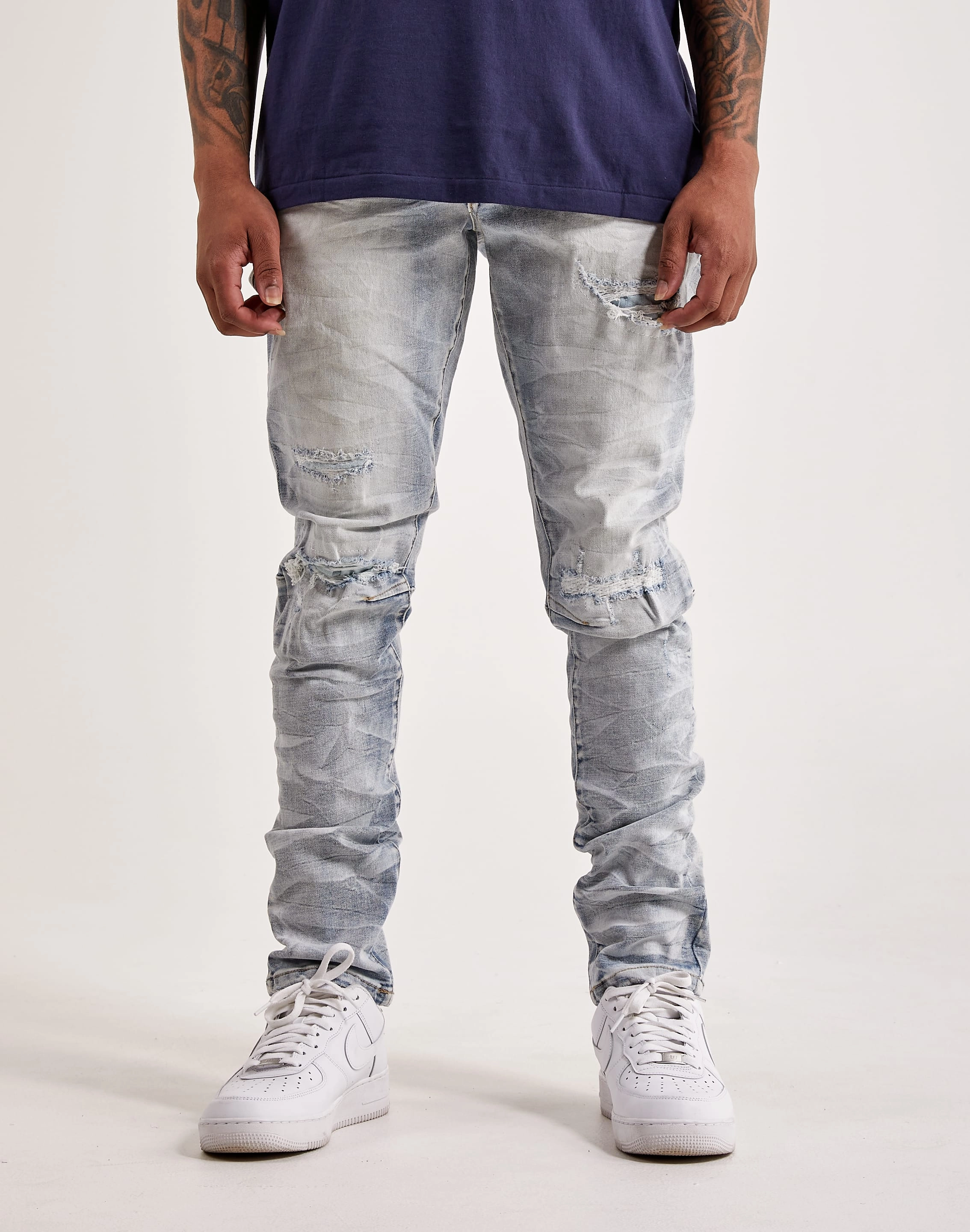 Smoke Rise  Lightning Basic Slim Tapered Jeans Party wear Stylish products