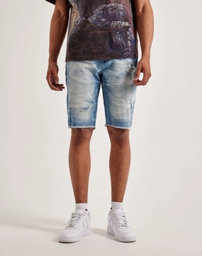 Smoke Rise Rip Off Shorts Polyester - used fashion Smart casual wear