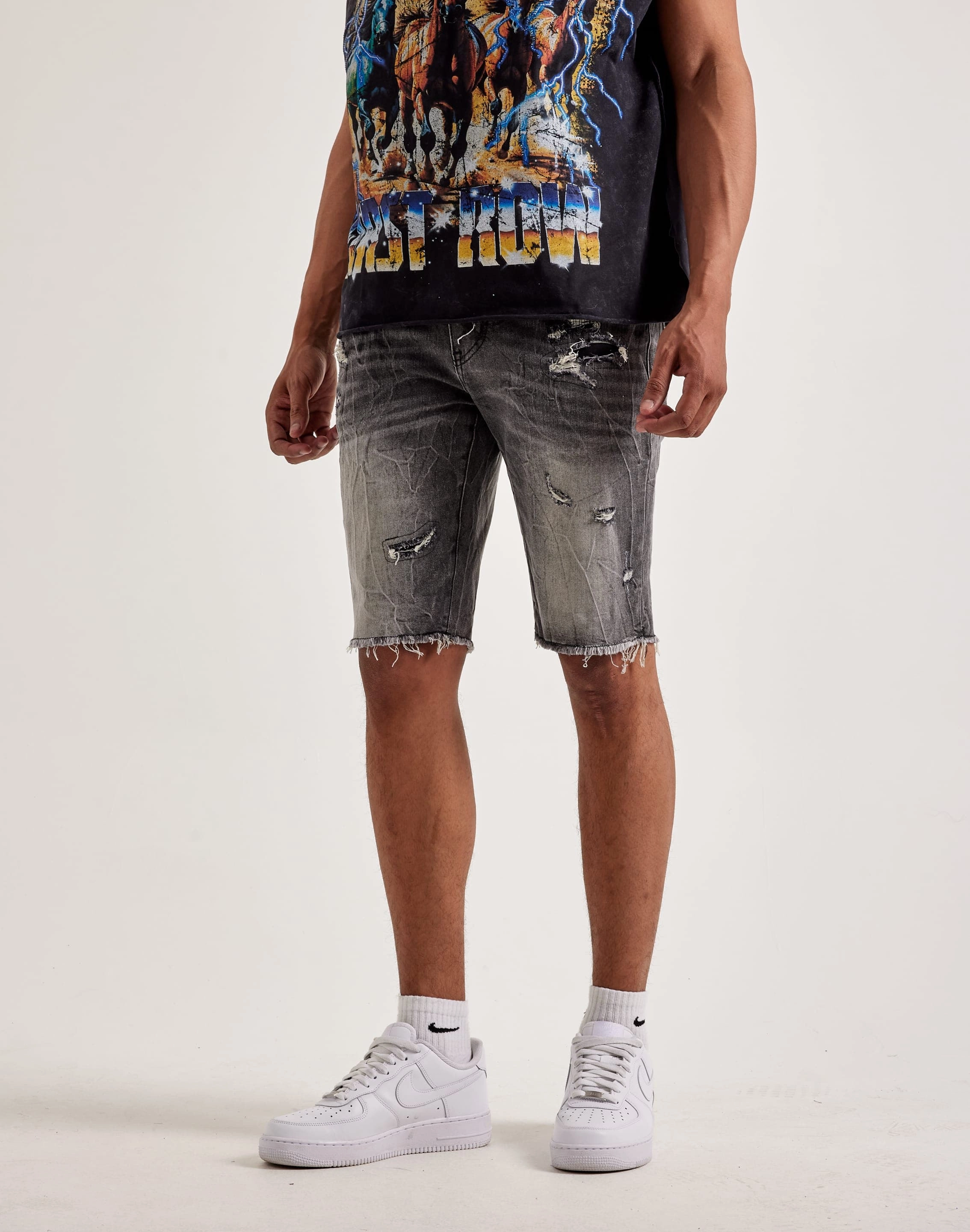 Smoke Rise Rip Off Shorts Upcycled fashion Sustainable fashion practices