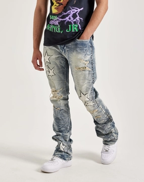 Smoke Rise Studded Star Stacked Flare Jeans Fashion models Classic fashion pieces