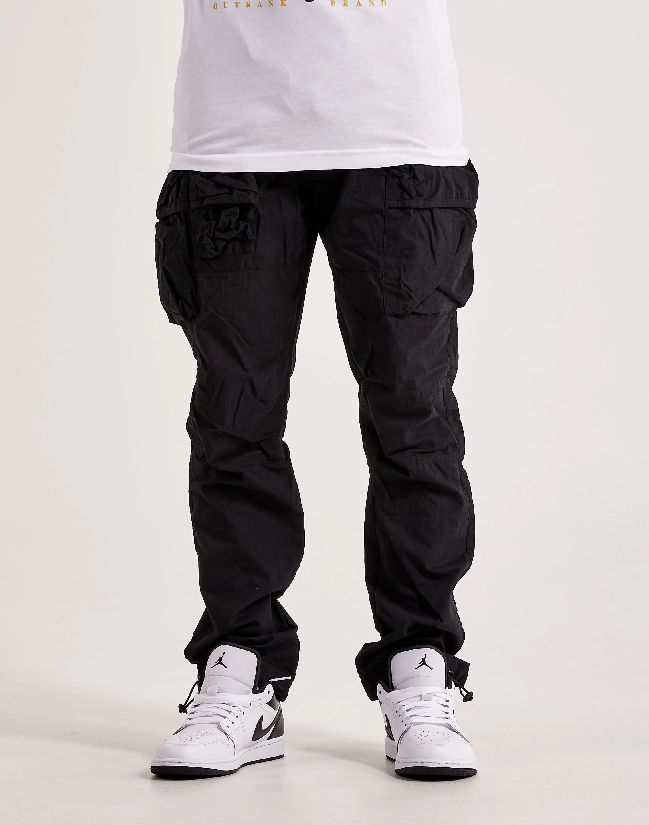 Smoke Rise Utility Peach Nylon Cargo Pants Casual wear options Fashion culture