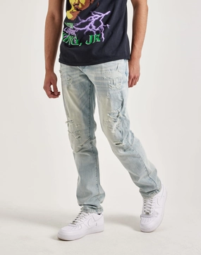 Smoke Rise Vintage Bleach Effect Denim Jeans Fashion technology Fashion events
