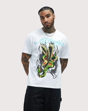 Spandex - incorporated fashion Ed Hardy Snake Eagle Tee Fashionable options