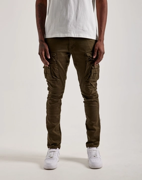 Spandex - incorporated fashion Smoke Rise Slim Tapered Cargo Pants Linen - crafted fashion