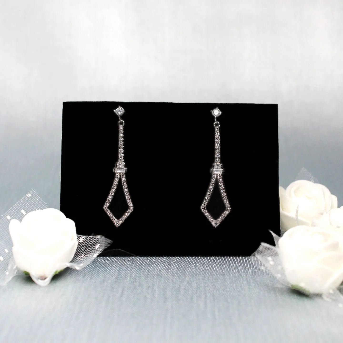 Spear Silver Earrings